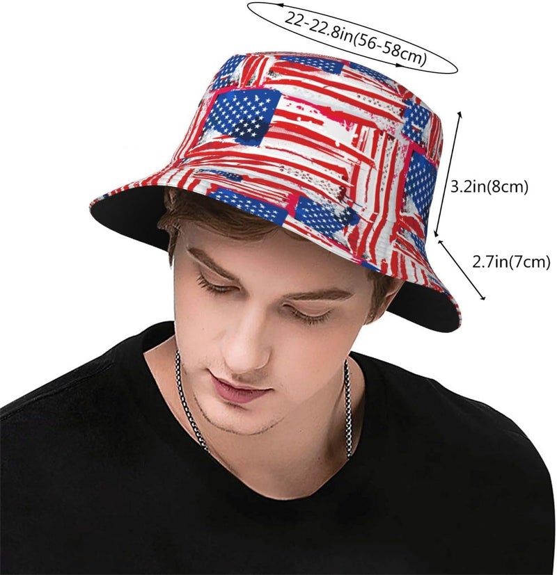 JIEKENMO Bucket Hats Fashion Sun Cap Packable Outdoor Fisherman Hat for Women and Men - Image 2